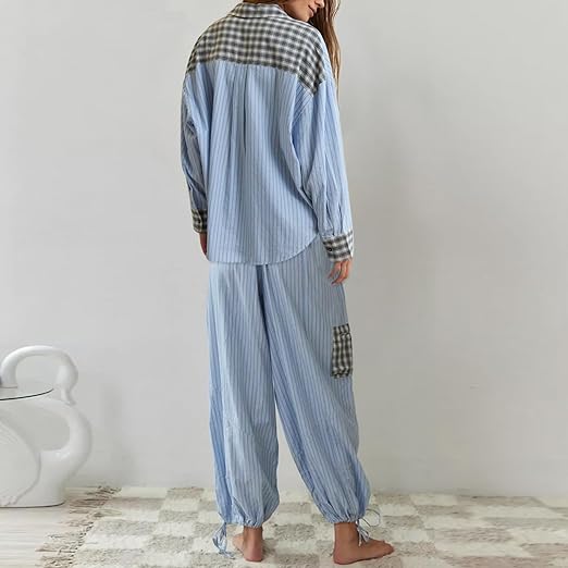 Ivyshape | Cozy Winter Pajama Set for Women Comfortable and Warm