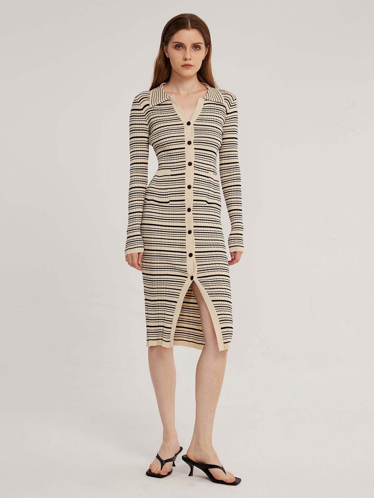 Summer Striped Knitted Dress for Women | Perfect for Casual Days