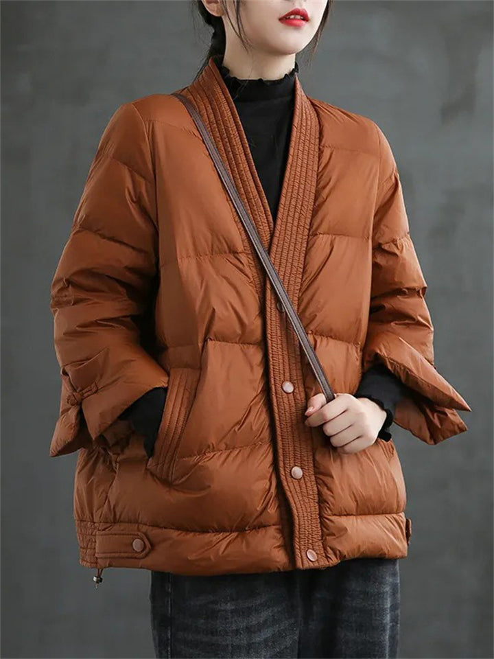 Super Warm White Duck Down Coats for Winter