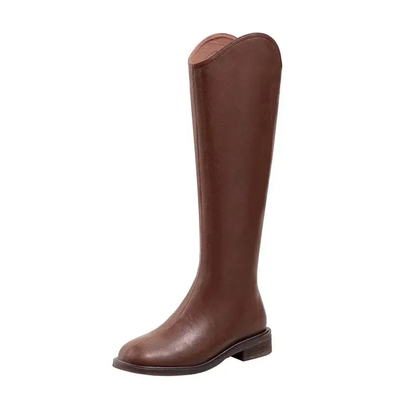 Ivyshape | Knee High Premium Leather Boots