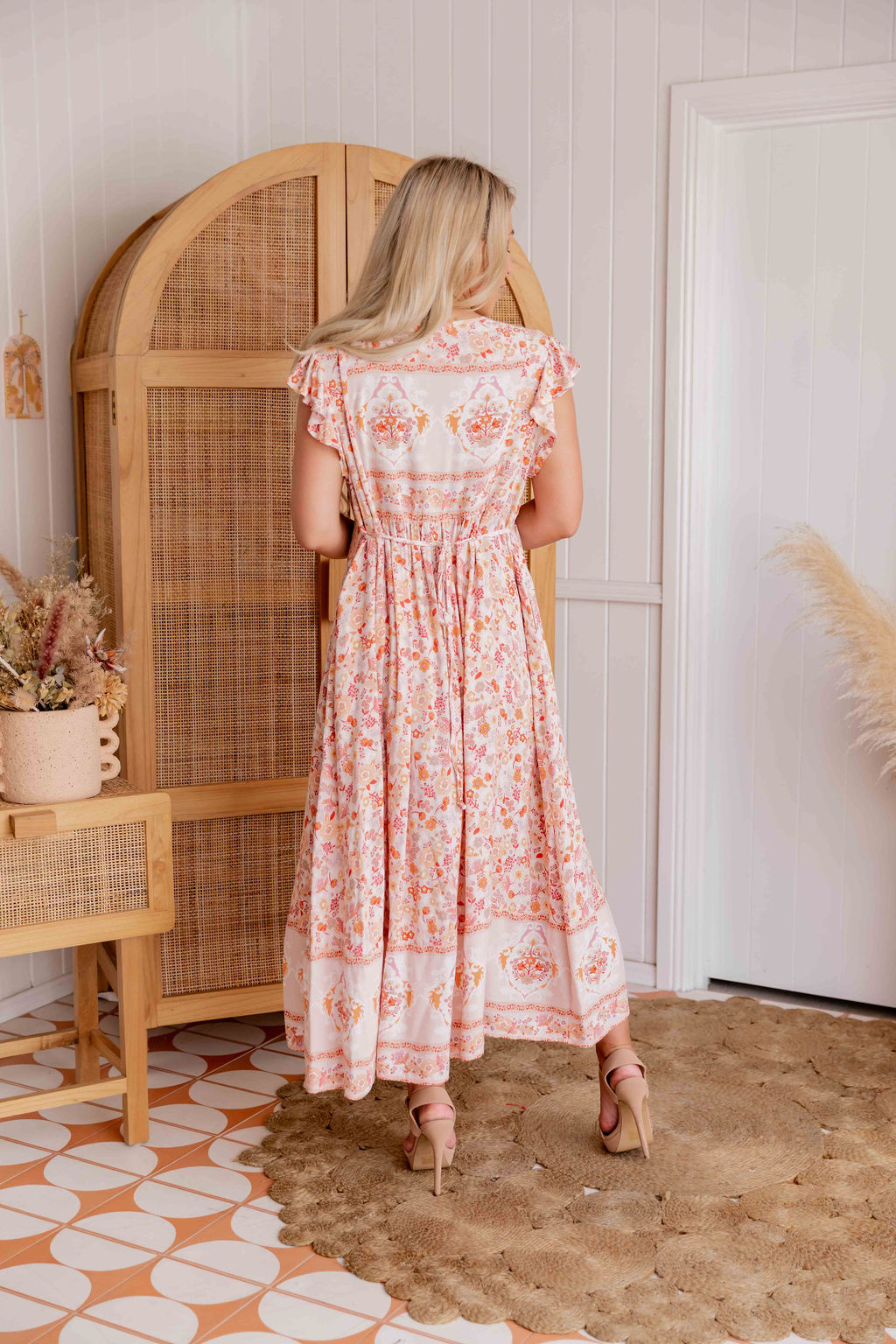 Sofia Dress - Peach Blossom