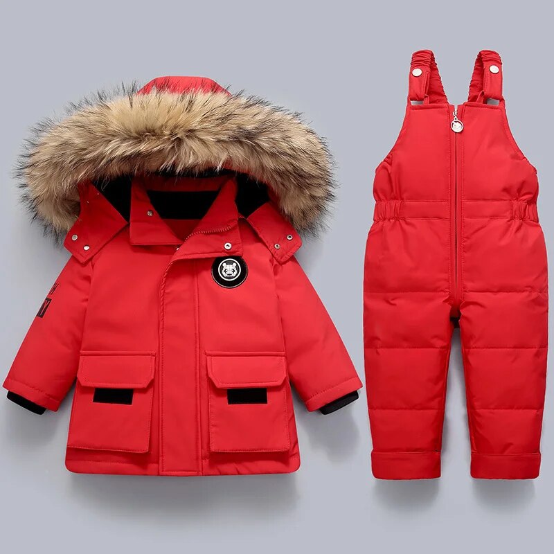 Ivyshape | Children's coat + overall