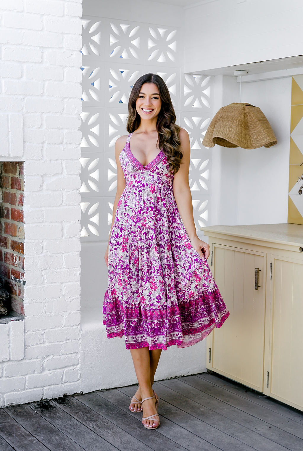 Kali Dress - Blooming Purple