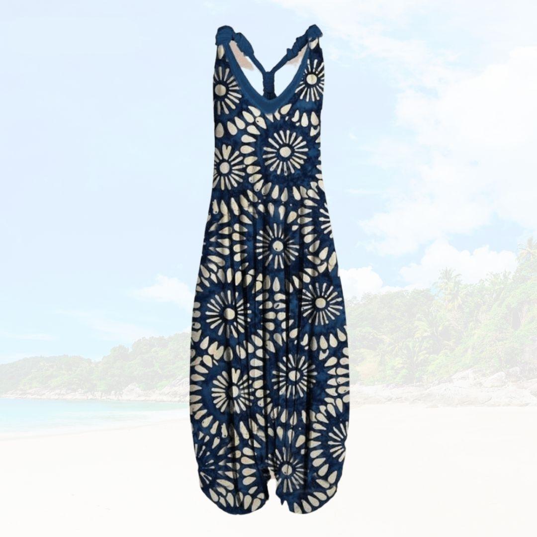 Ivyshape | Women's Beach Cool Jumpsuit Printed