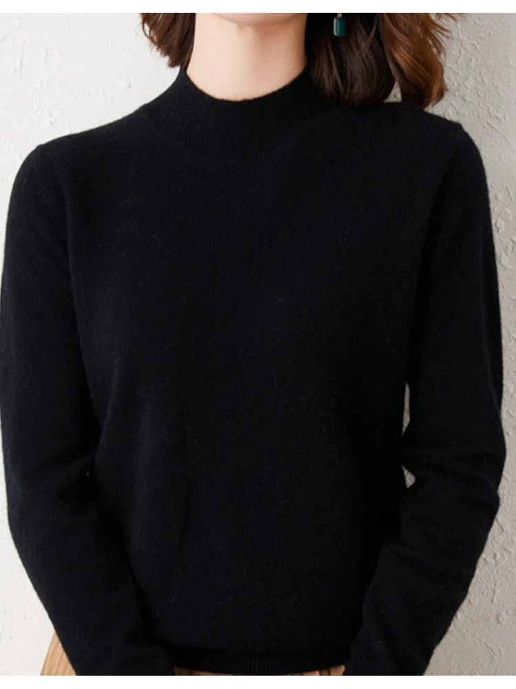 Ivyshape | Lightweight Turtleneck Sweater for Women