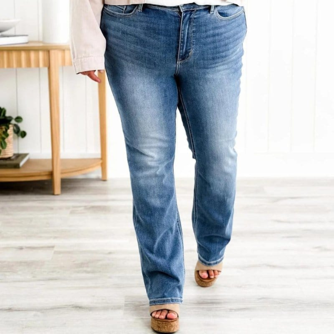 Figure correcting jeans for women