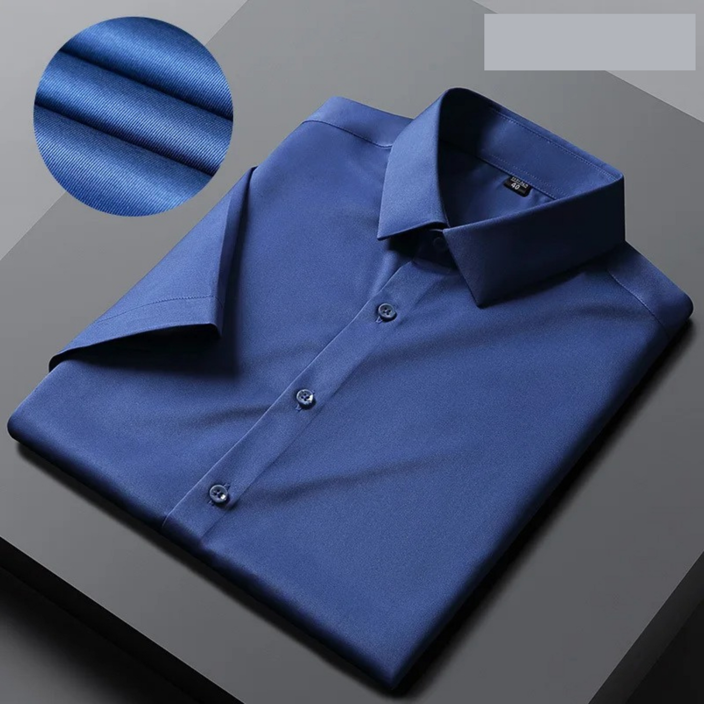 IvyShape Business Style wrinkle-free short sleeve shirt