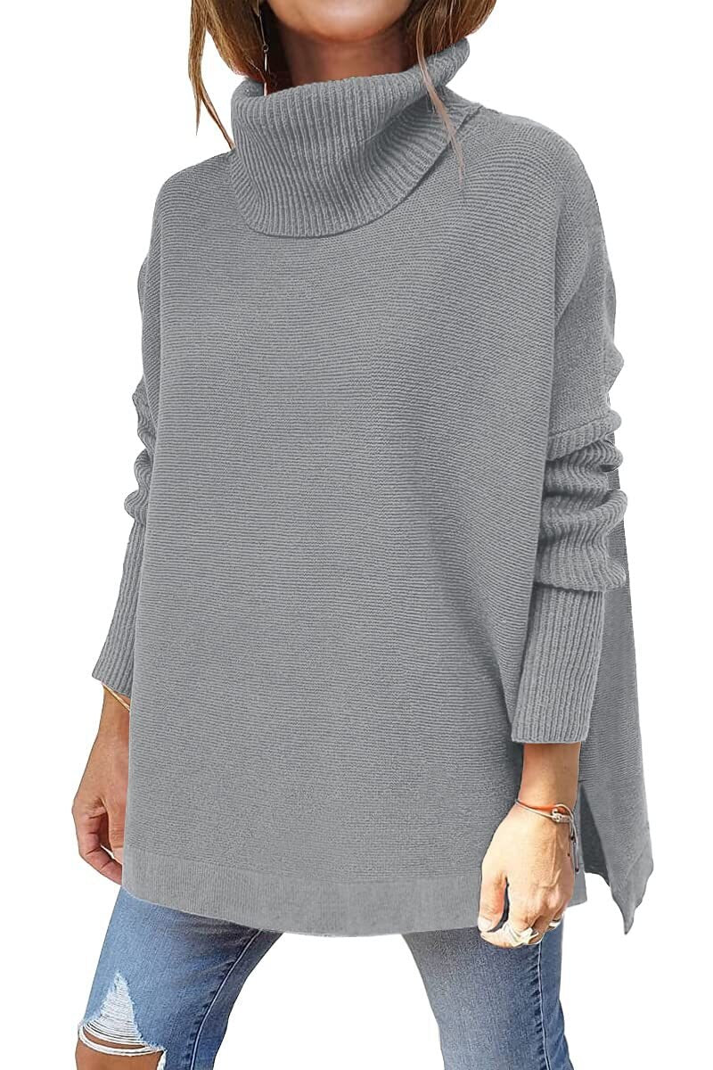 Ivyshape | Women's Winter Turtleneck Sweater Long