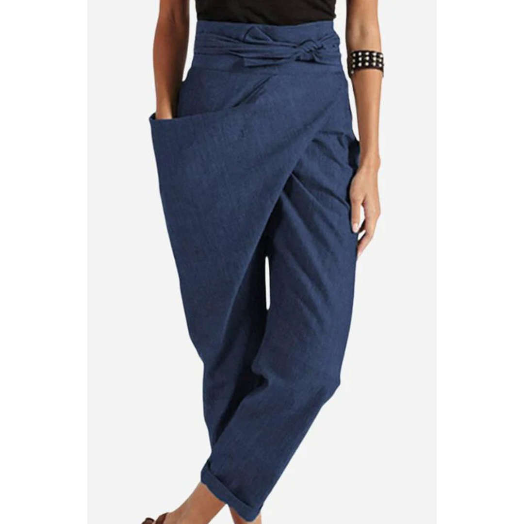 Ivyshape | Women's High Waist Pants Wrap