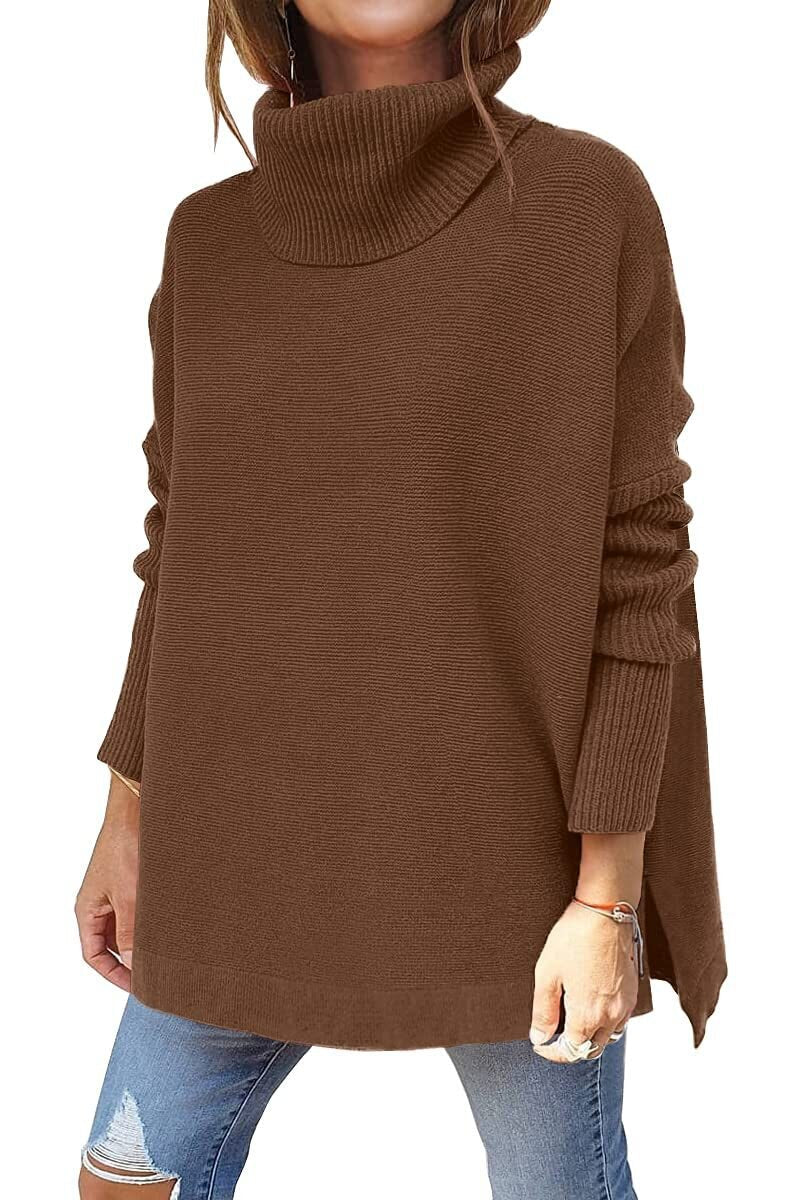 Ivyshape | Women's Winter Turtleneck Sweater Long