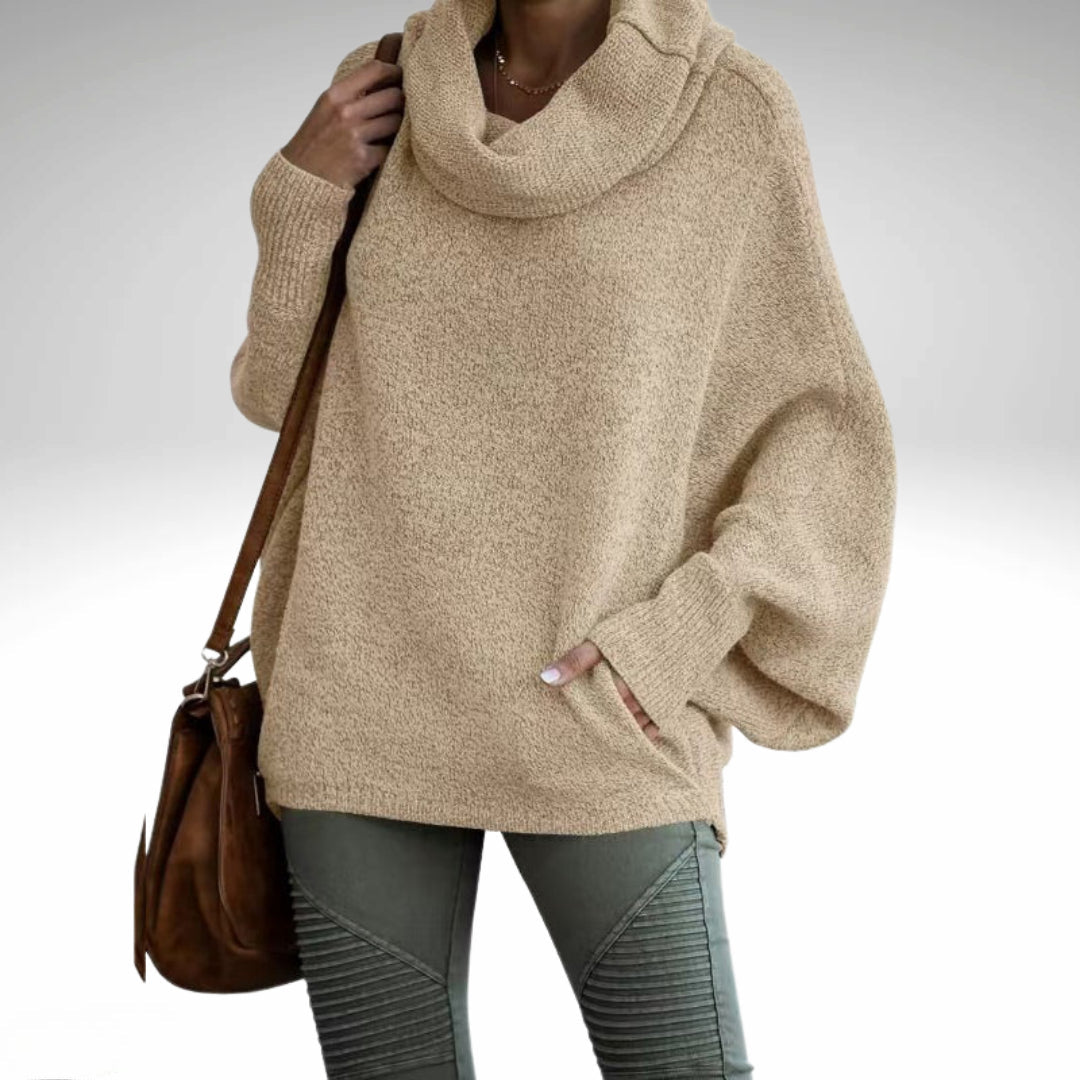 Ivyshape | Women's Warm Oversized Turtleneck