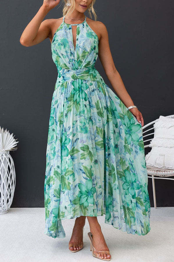 Ivyshape | Floral Chiffon Dress