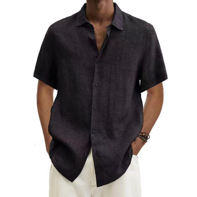Ivyshape | Lightweight linen shirt for men in summer style