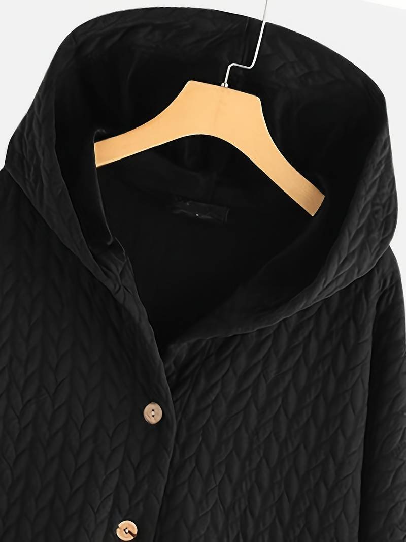 Ivyshape | Warm Button-Up Jacket