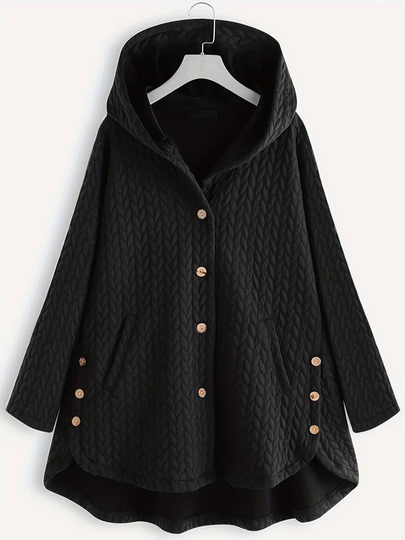 Ivyshape | Warm Button-Up Jacket