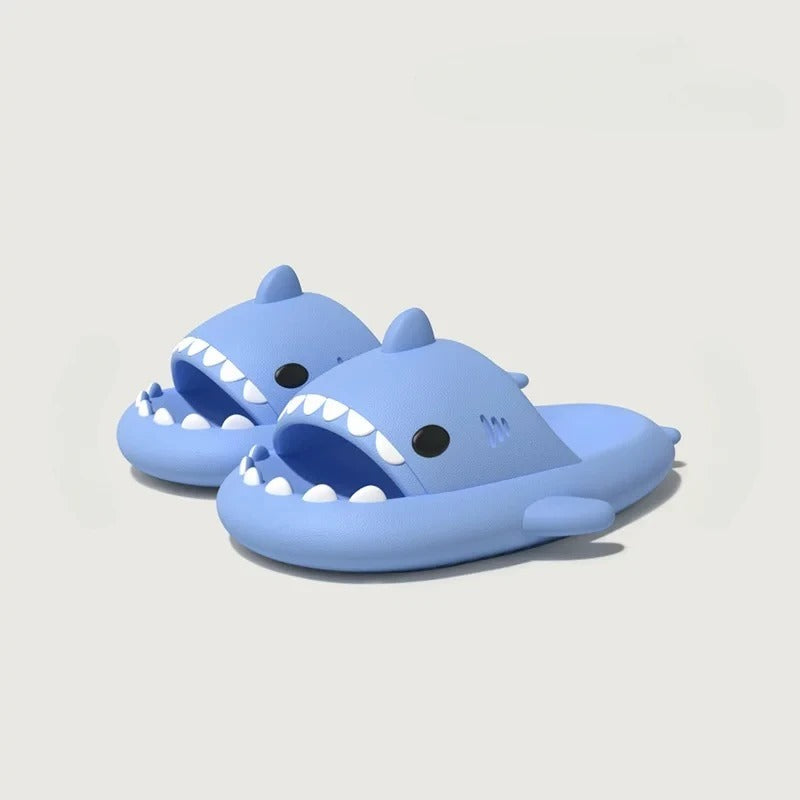 Creative Luminous Shark Slippers for Women