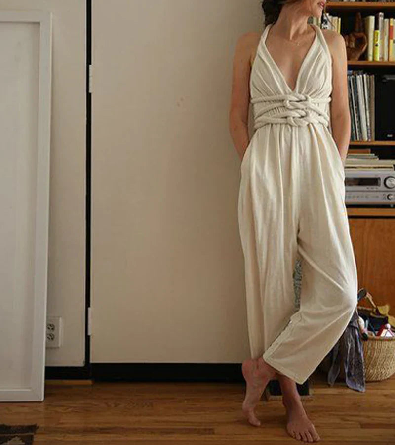 Traveling Halterneck Jumpsuit