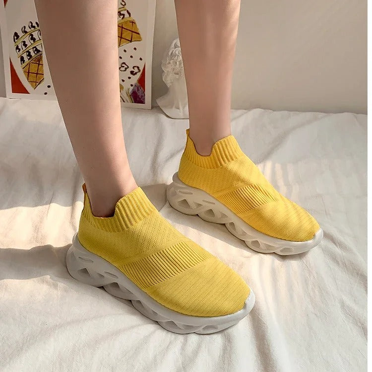 Fashionable Slip-On Running Shoes for Women