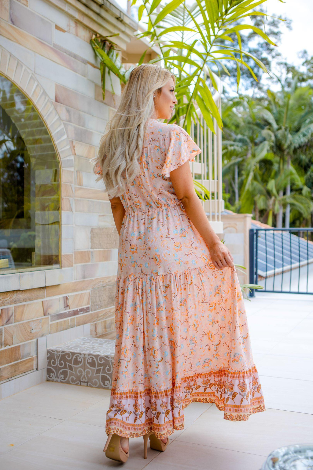 Cora Maxi Dress - Seashell