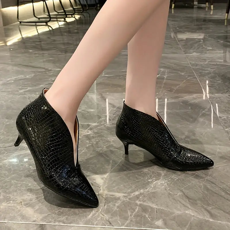 Ivyshape | Women's Ankle Boots Low Heel