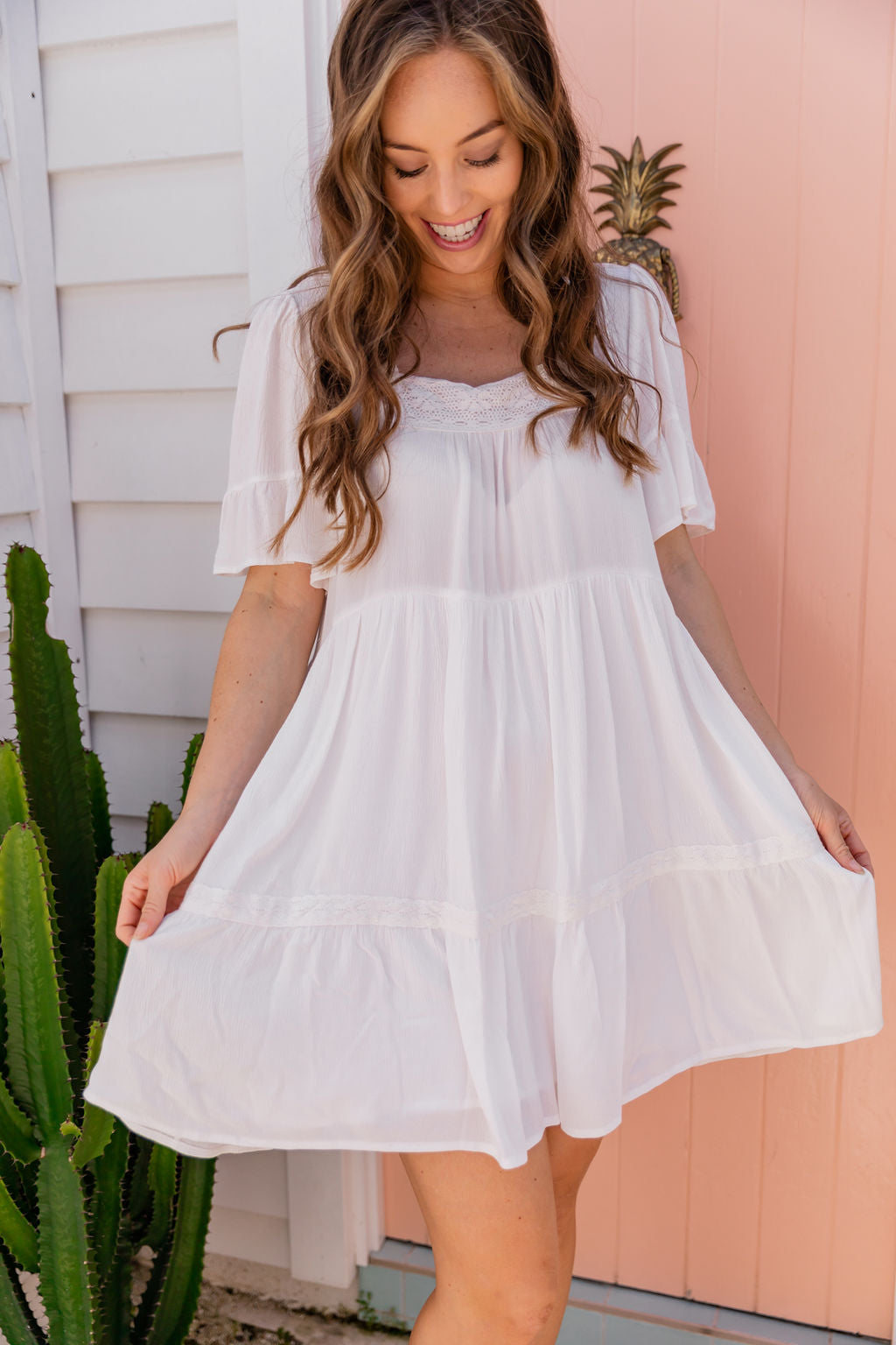 Eloise Dress - White