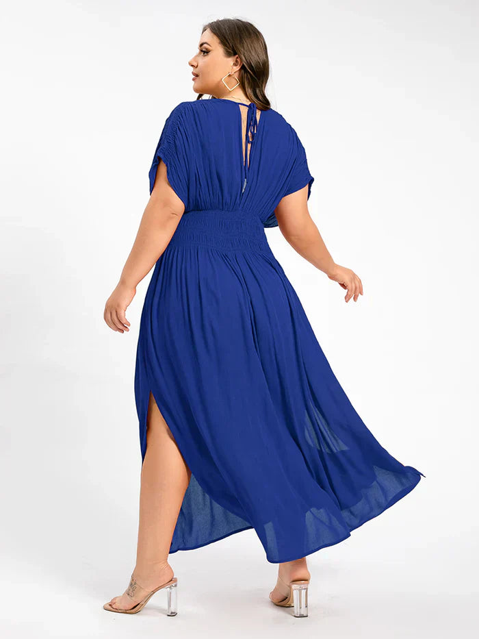 Ivyshape | Women's Chiffon Long Dress Side Slit