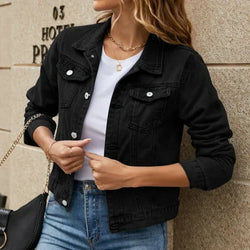 IvyShape | Casual Denim Jacket for Women