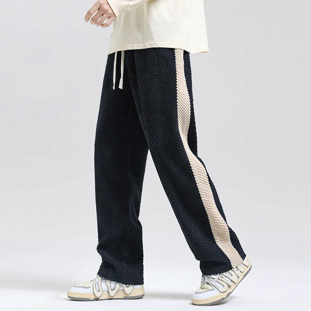 Ivyshape | Straight-Cut Corduroy Joggers