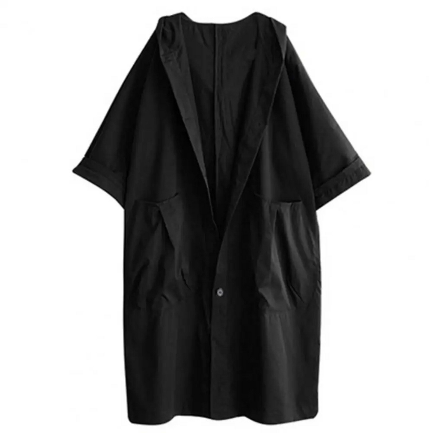 Ivyshape | Oversized Hooded Trench Coat for Women Stylish & Practical