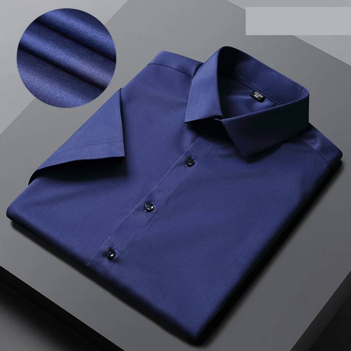 IvyShape Business Style wrinkle-free short sleeve shirt