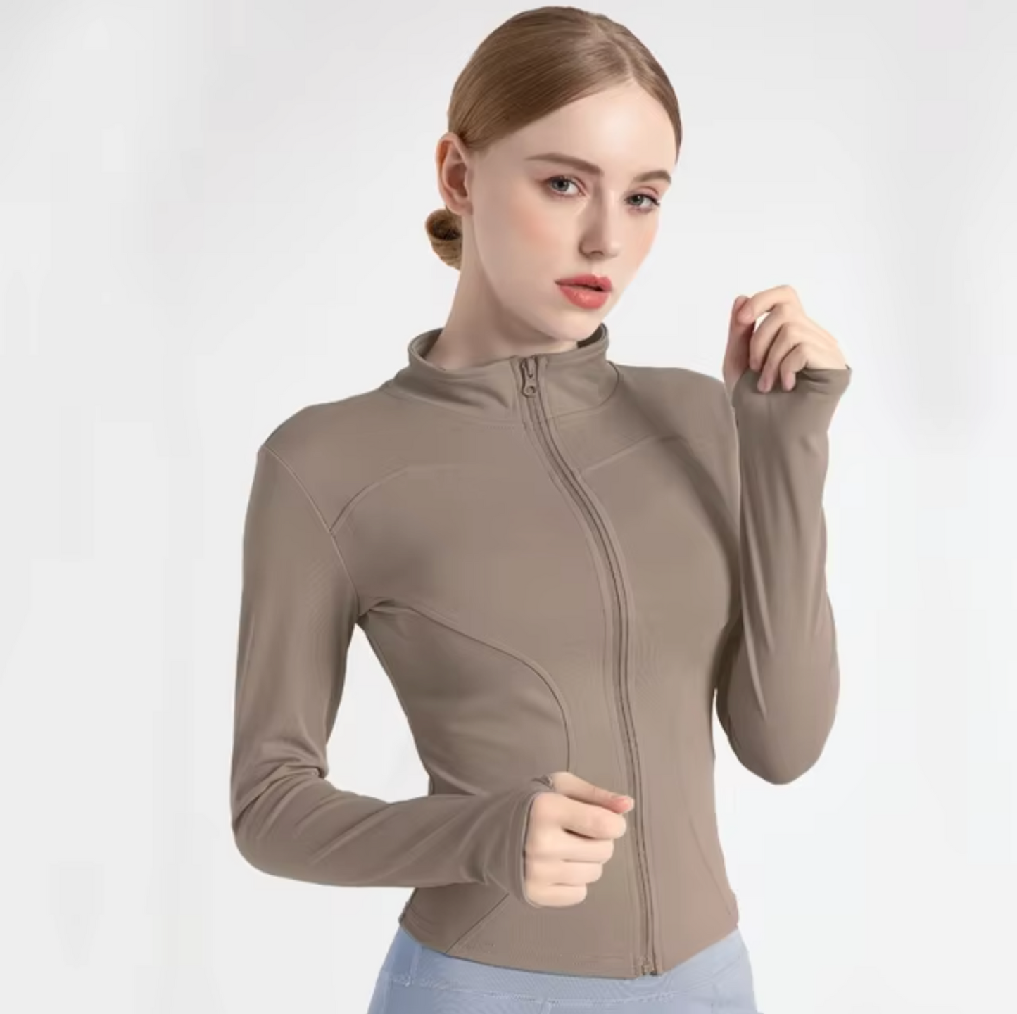 Ivyshape | Training Jacket with Long Sleeves