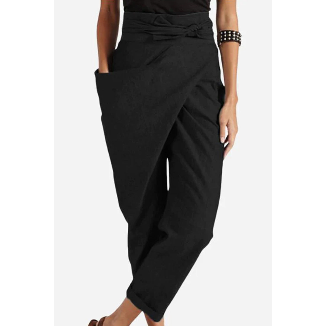 Ivyshape | Women's High Waist Pants Wrap