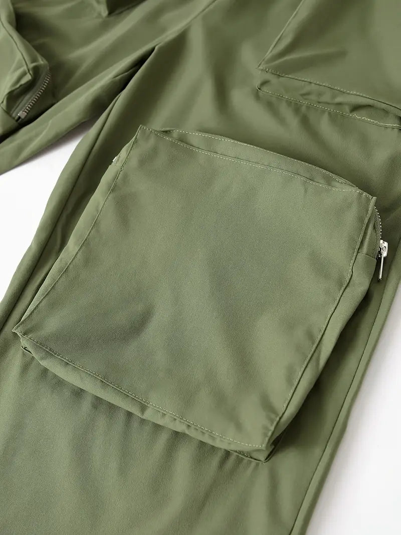 Ivyshape | Stylish Light Cargo Pants