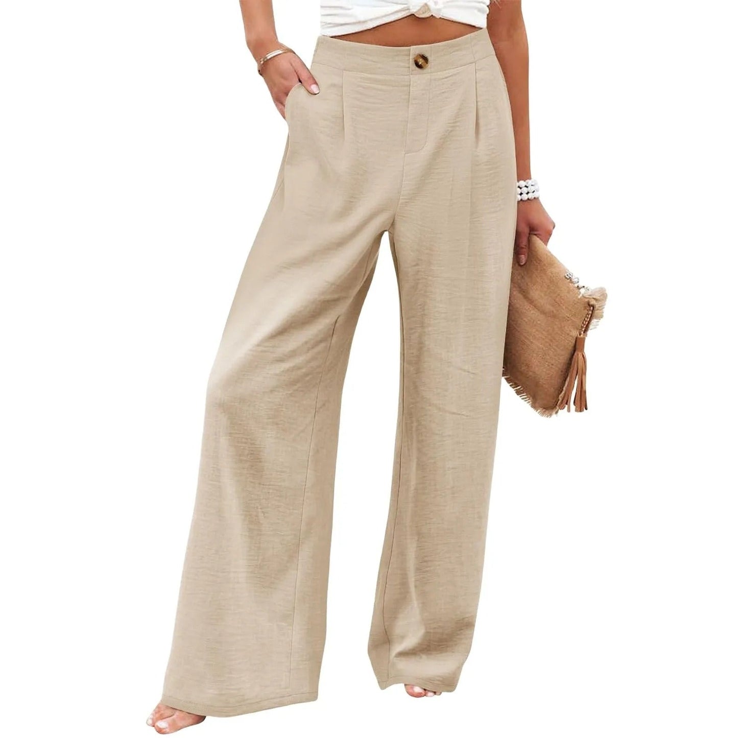 Ivyshape | Straight Flare Pants