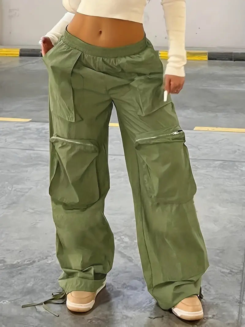 Ivyshape | Stylish Light Cargo Pants