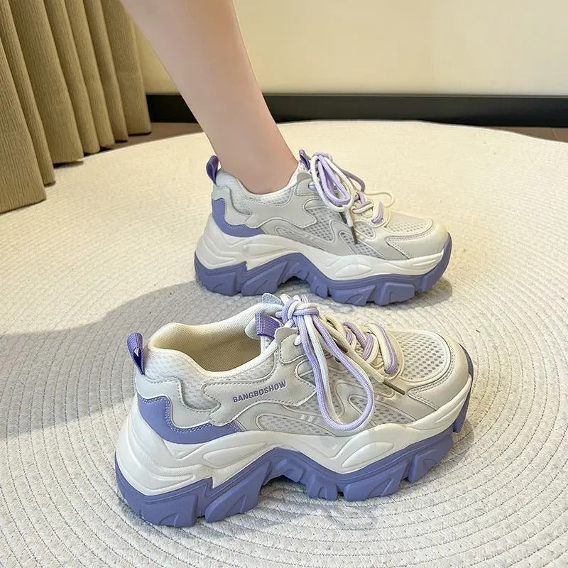 Trendy Chunky Platform Sneakers for Women