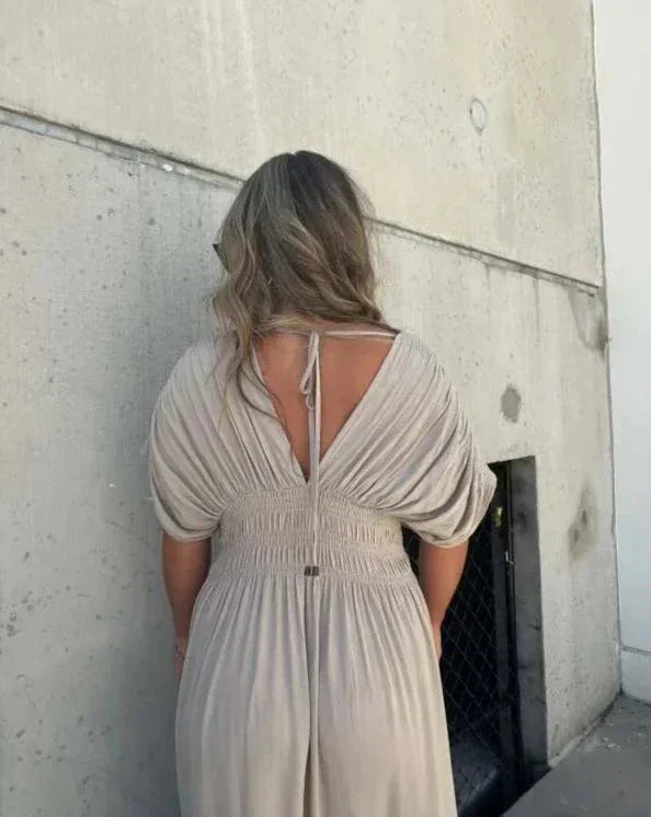 Ivyshape | V-Neck Effortless Maxi Dress