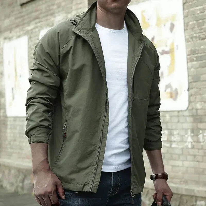 Ivyshape | Lightweight transitional jacket for men