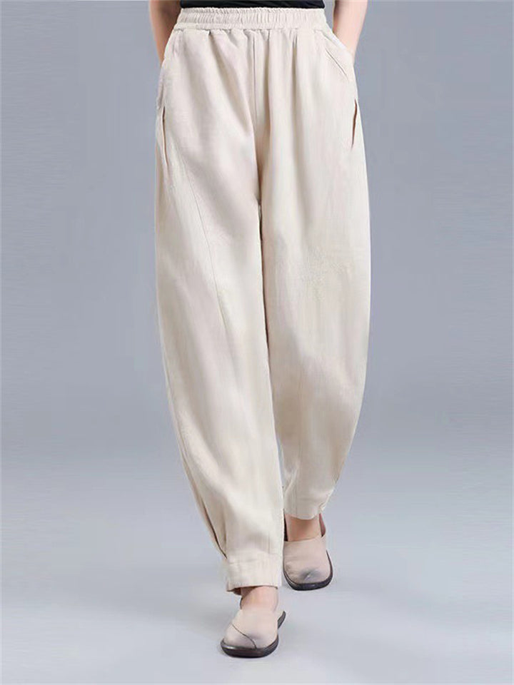 Fashion Bloomers High-waist Pants