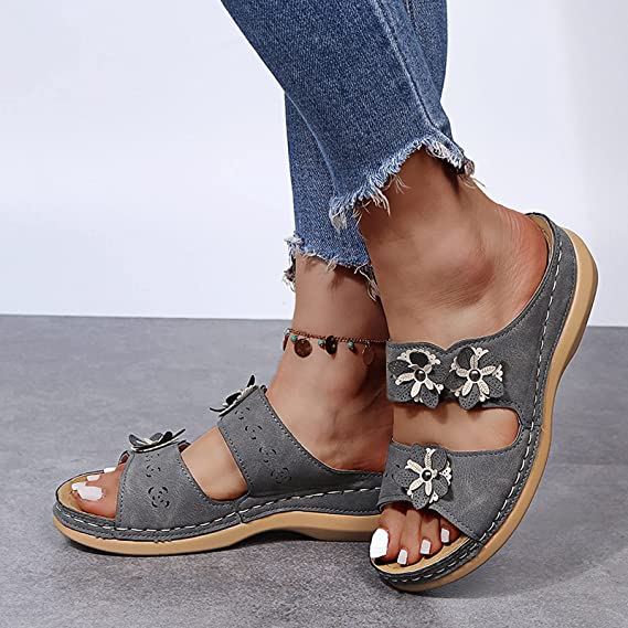 Ivyshape | Trendy and Supportive Orthopedic Winter Sandals