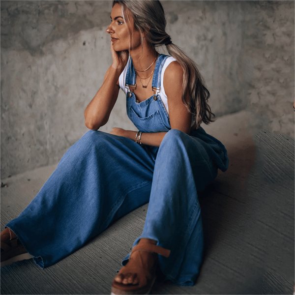 Ivyshape | Women Denim Overall