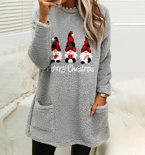 Ivyshape | Women’S Christmas Streetwear Long Pullover