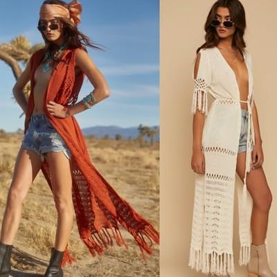 Beach Holiday Knitting Hollow Cover-Up