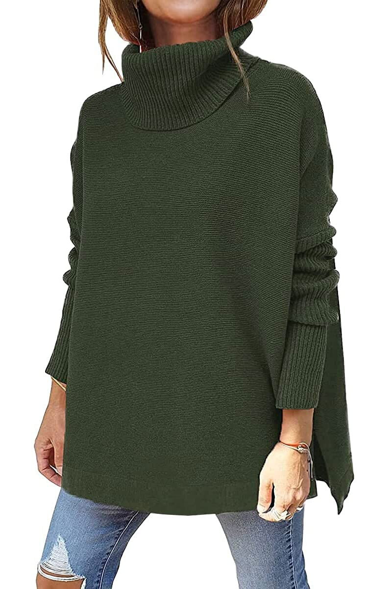 Ivyshape | Women's Winter Turtleneck Sweater Long