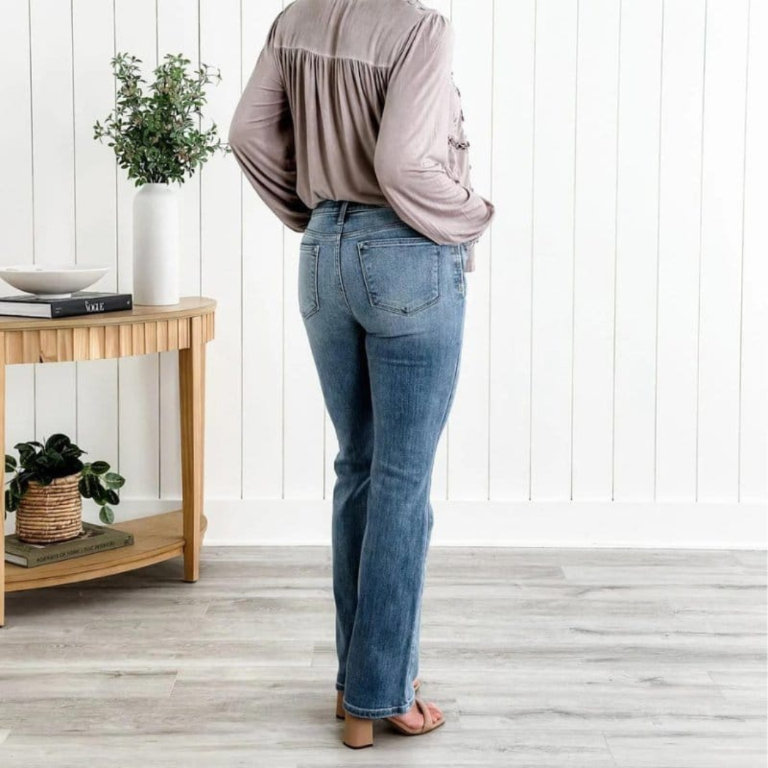 Figure correcting jeans for women