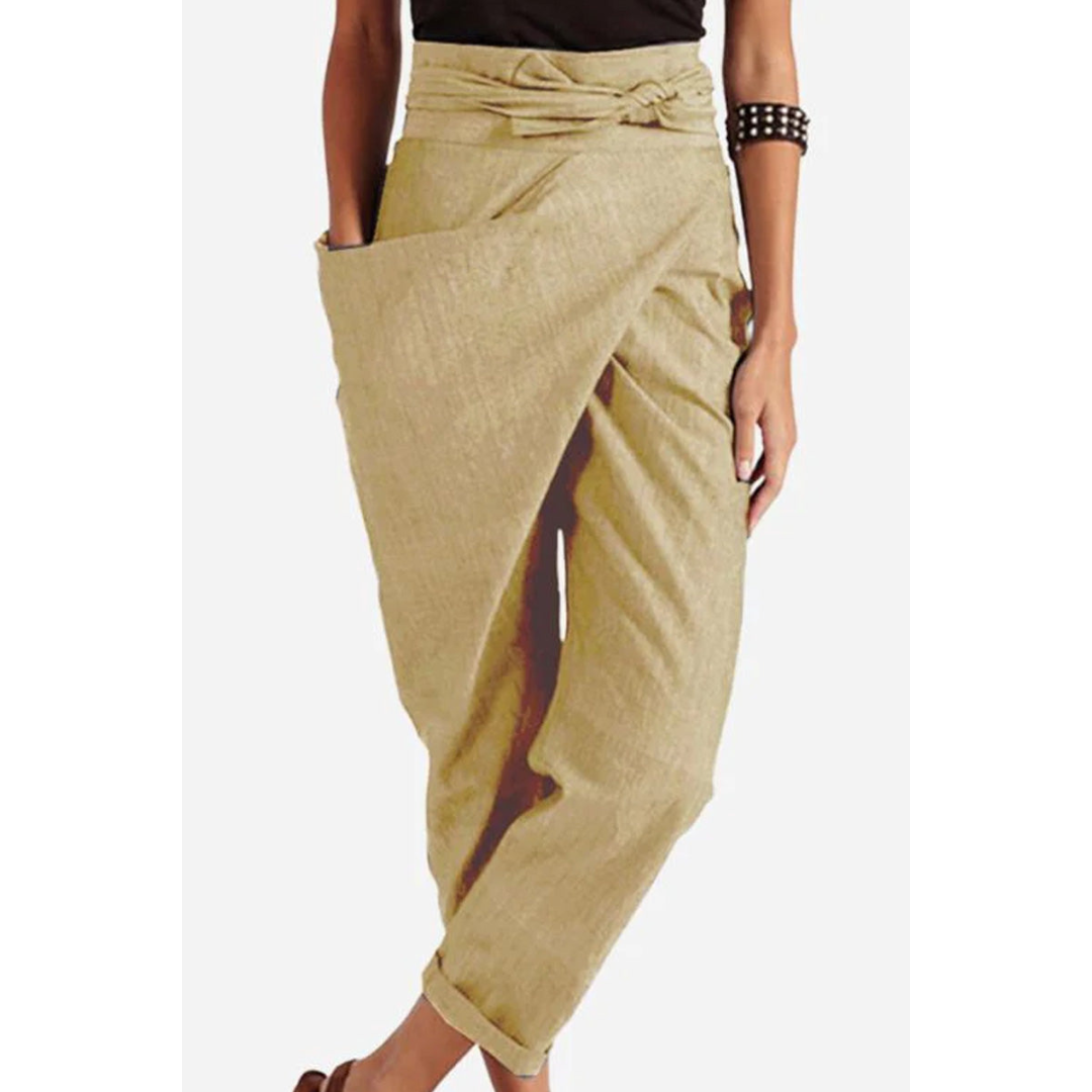 Ivyshape | Women's High Waist Pants Wrap