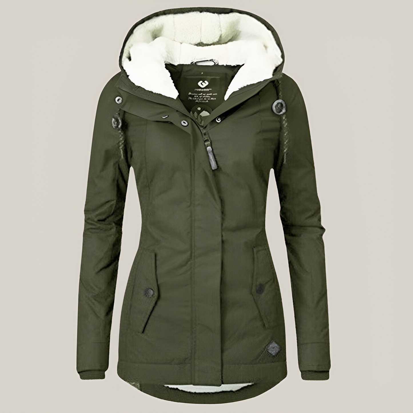 Ivyshape | Lined & Waterproof Winter Coat