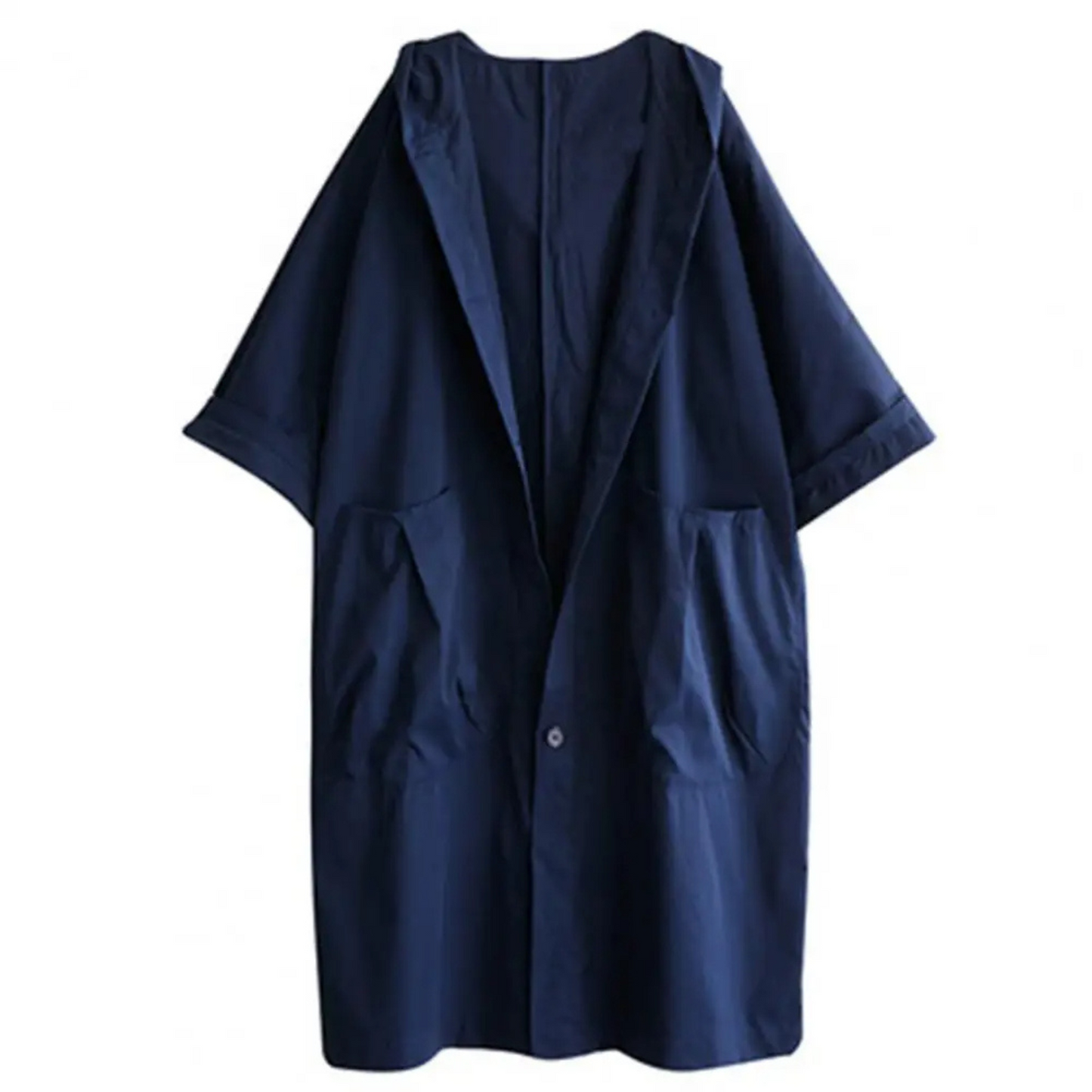 Ivyshape | Oversized Hooded Trench Coat for Women Stylish & Practical