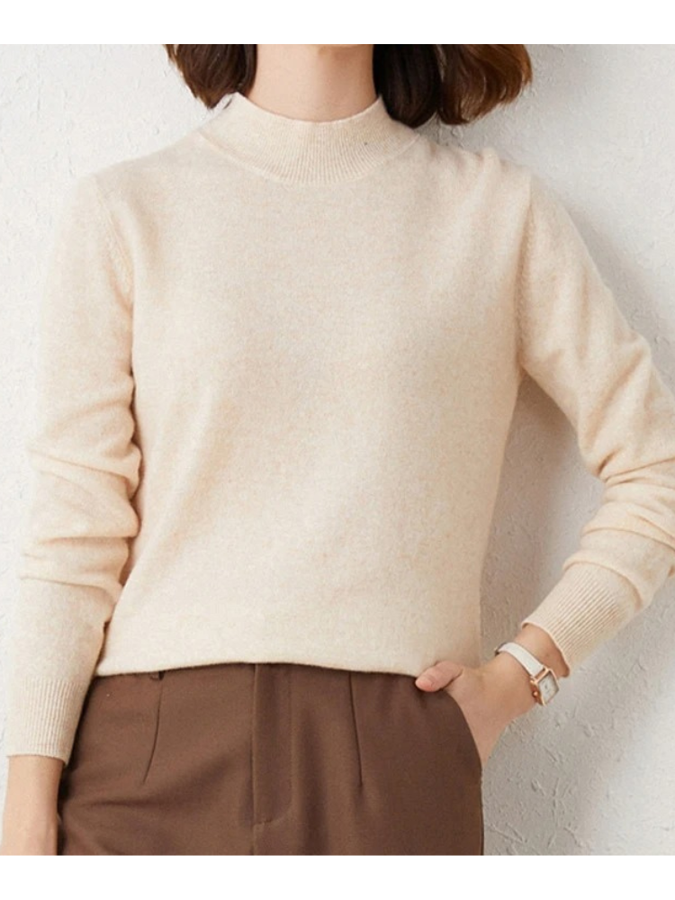 Ivyshape | Lightweight Turtleneck Sweater for Women