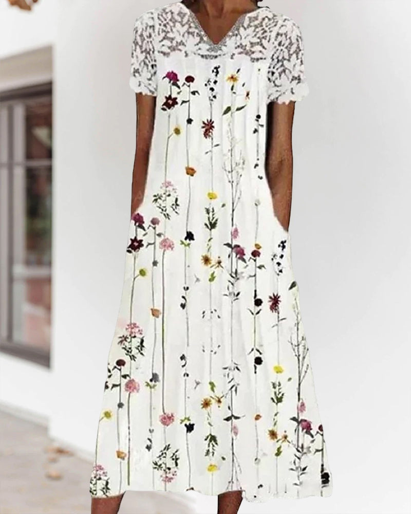 Summer Dress with Floral Print | Perfect for Casual Days